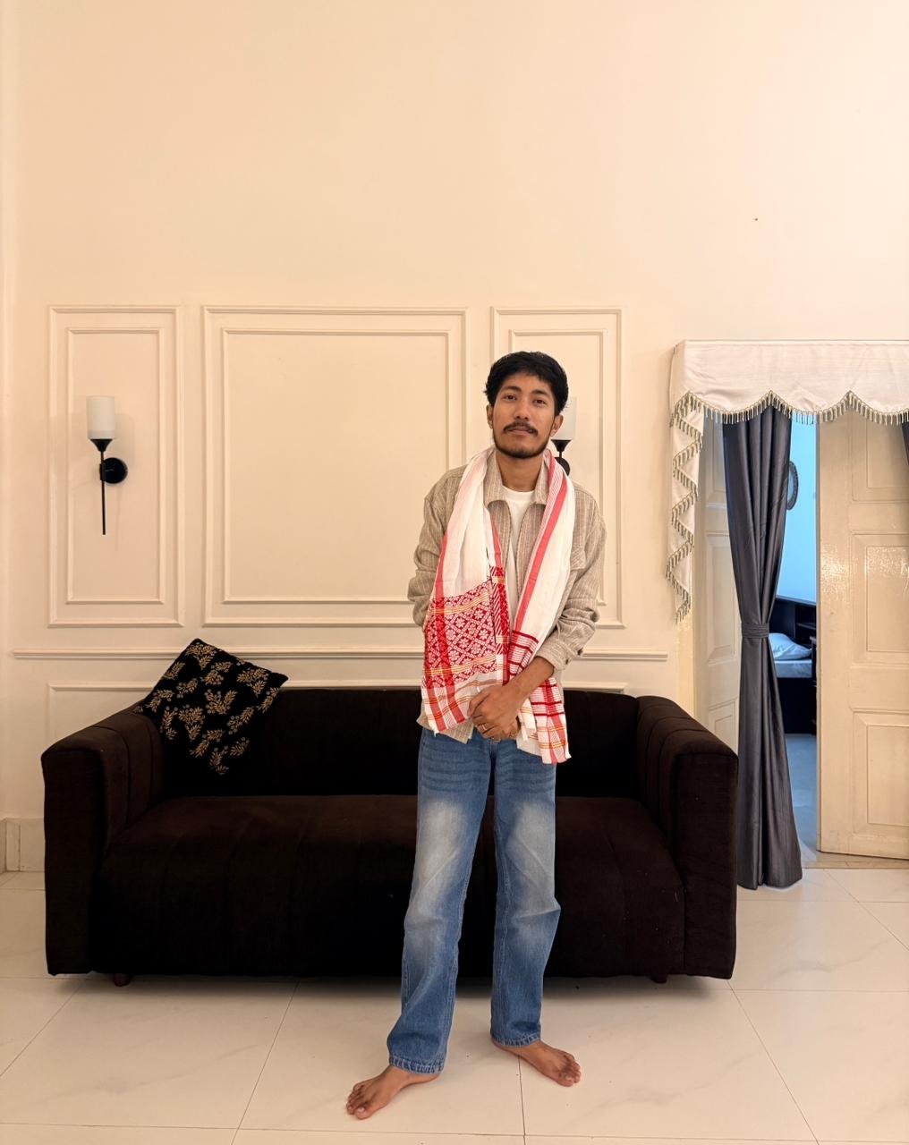 Sanidhya Bhuyan visiting Palm 715 Jorhat